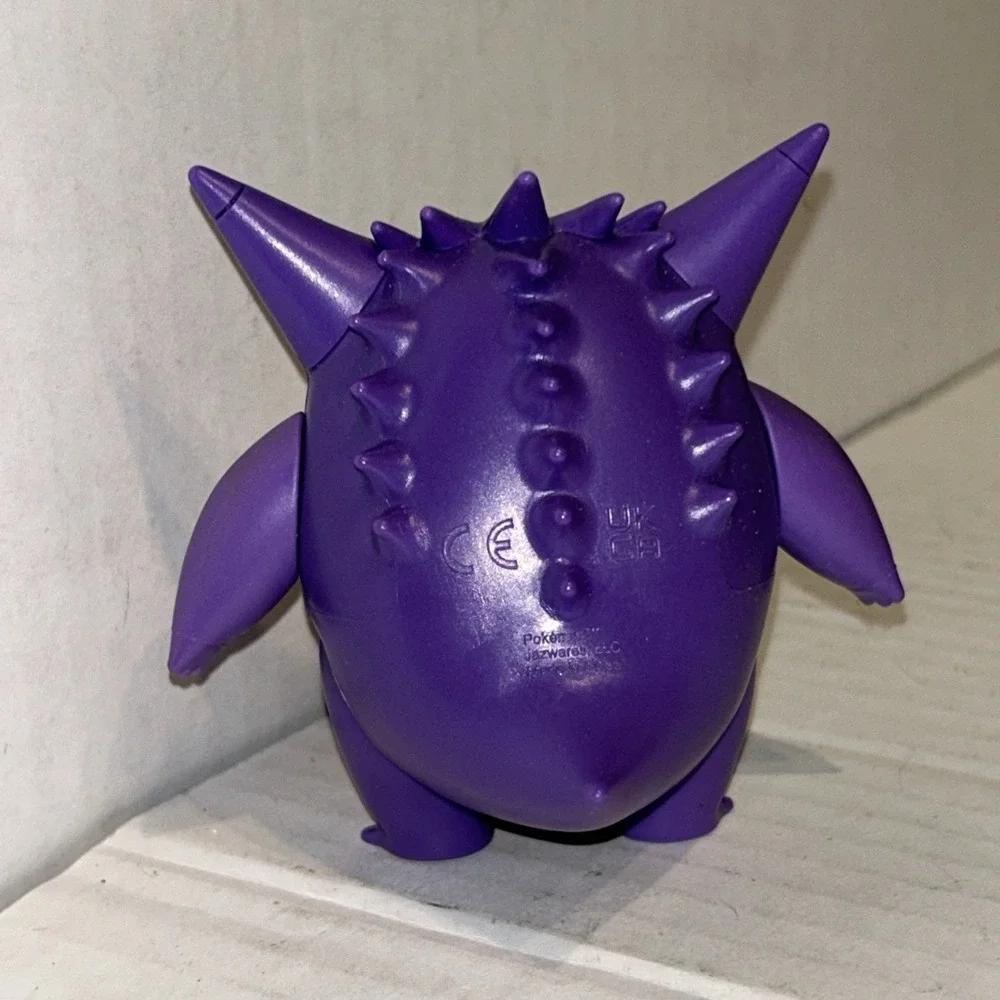 Pokemon 2018 GENGAR Battle Feature Action Figure Purple Tongue‎ Action 4.5